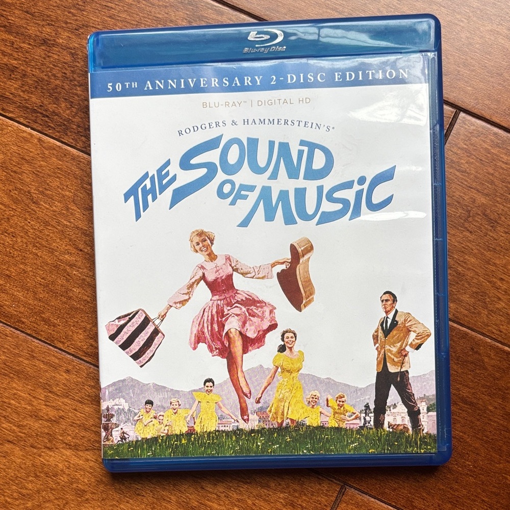 The Sound of Music 50th Anniversary Blu-ray - Blue Case